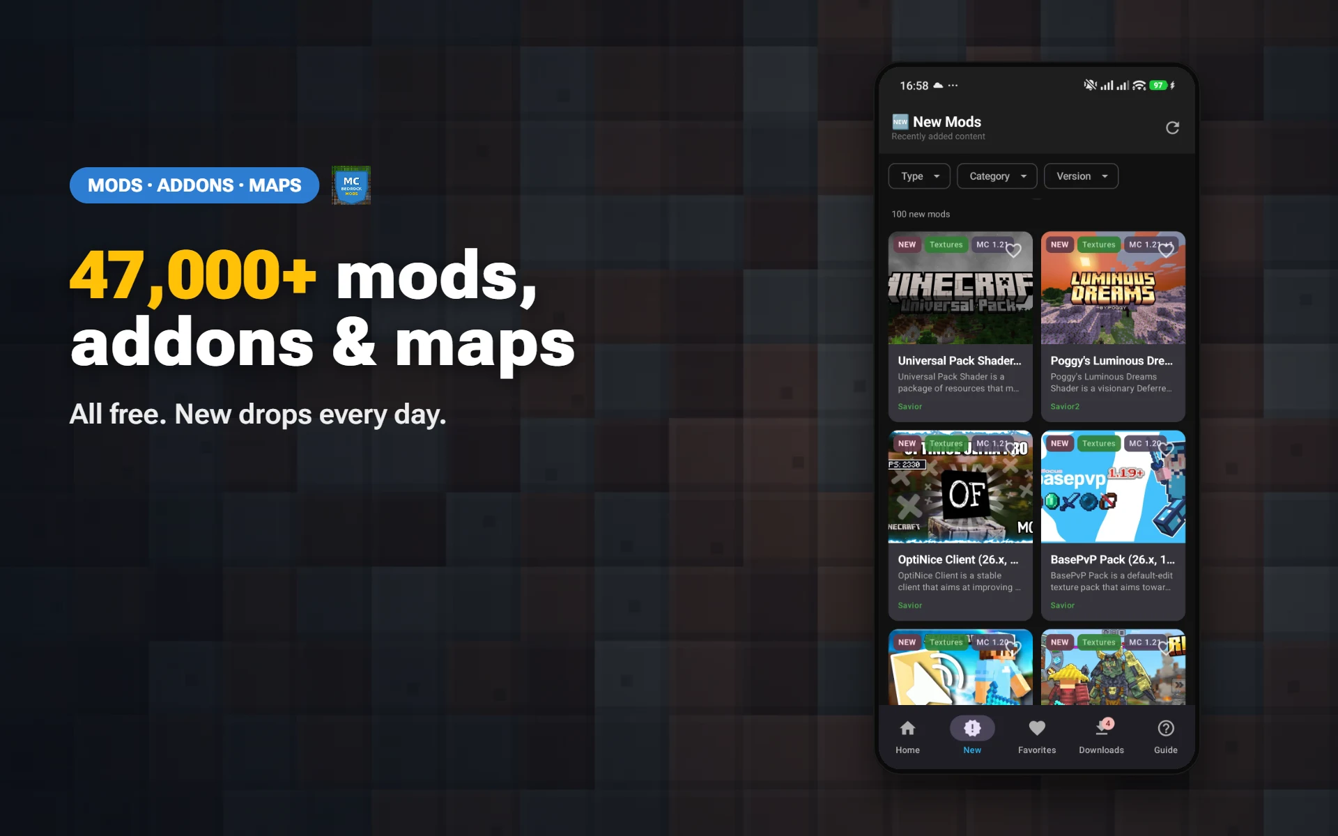MC Bedrock Mods for Minecraft screenshot