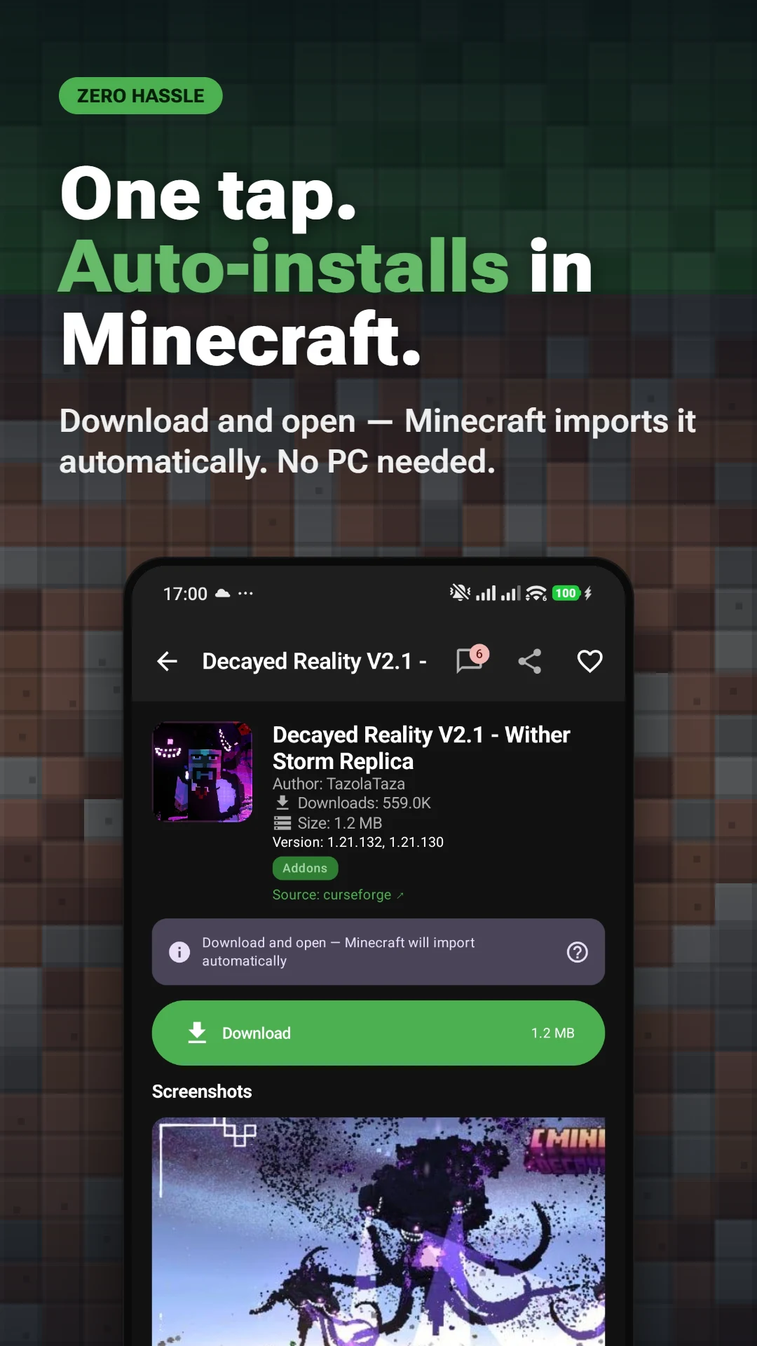 MC Bedrock Mods for Minecraft screenshot
